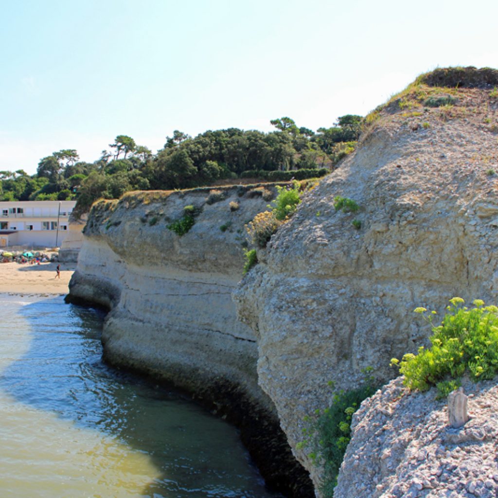 plage de l'arnèche à Meschers sur Gironde