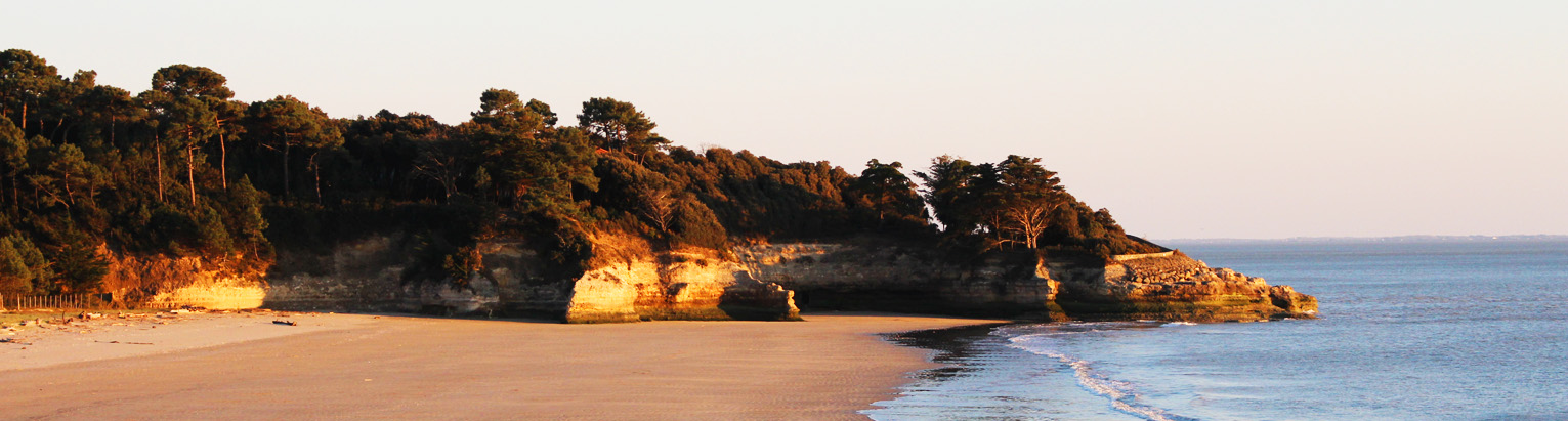 Suzac beach in Meschers Sur Gironde
